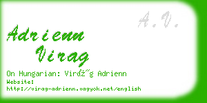 adrienn virag business card